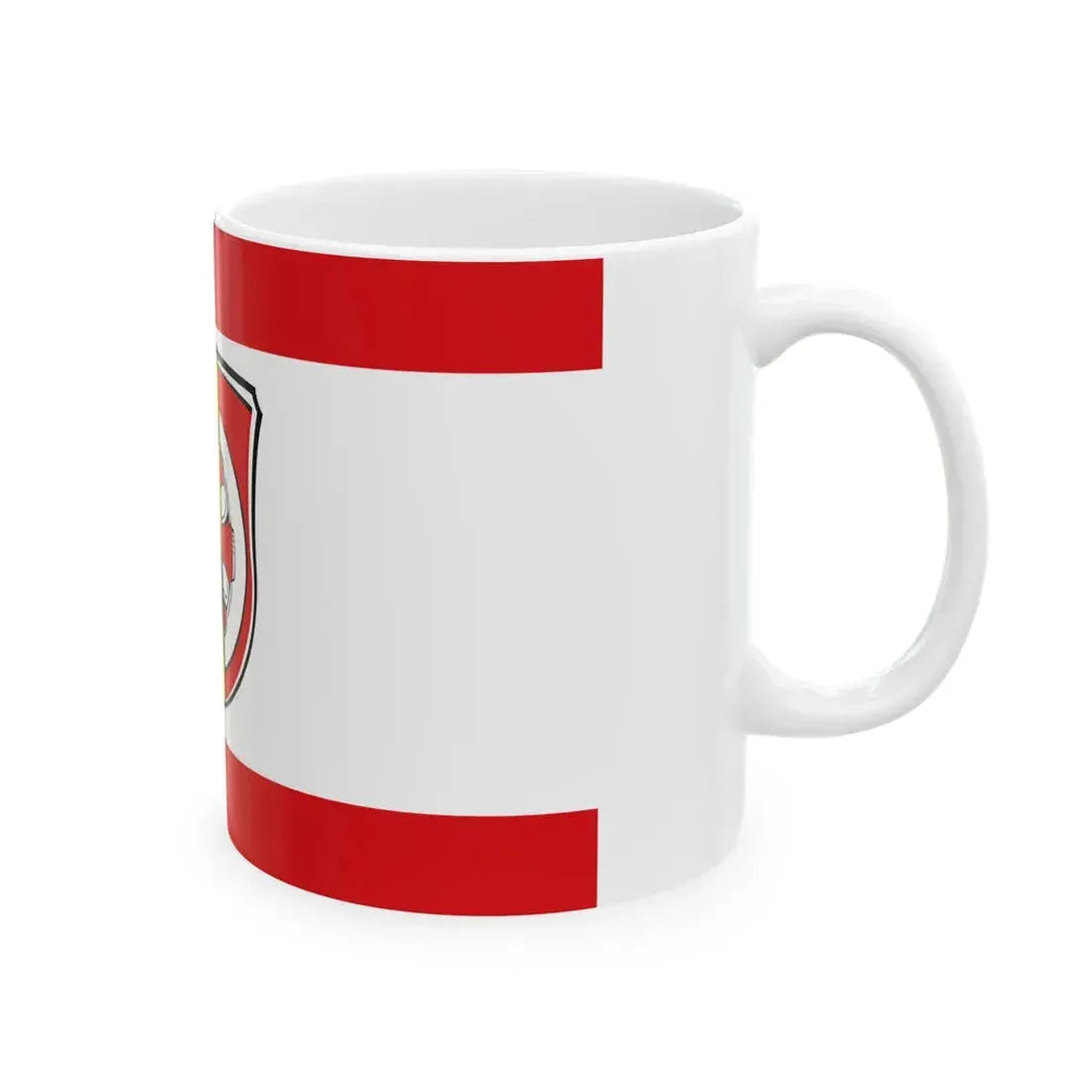 Flagge Urberach (Germany) White Coffee Mug - Go Mug Yourself