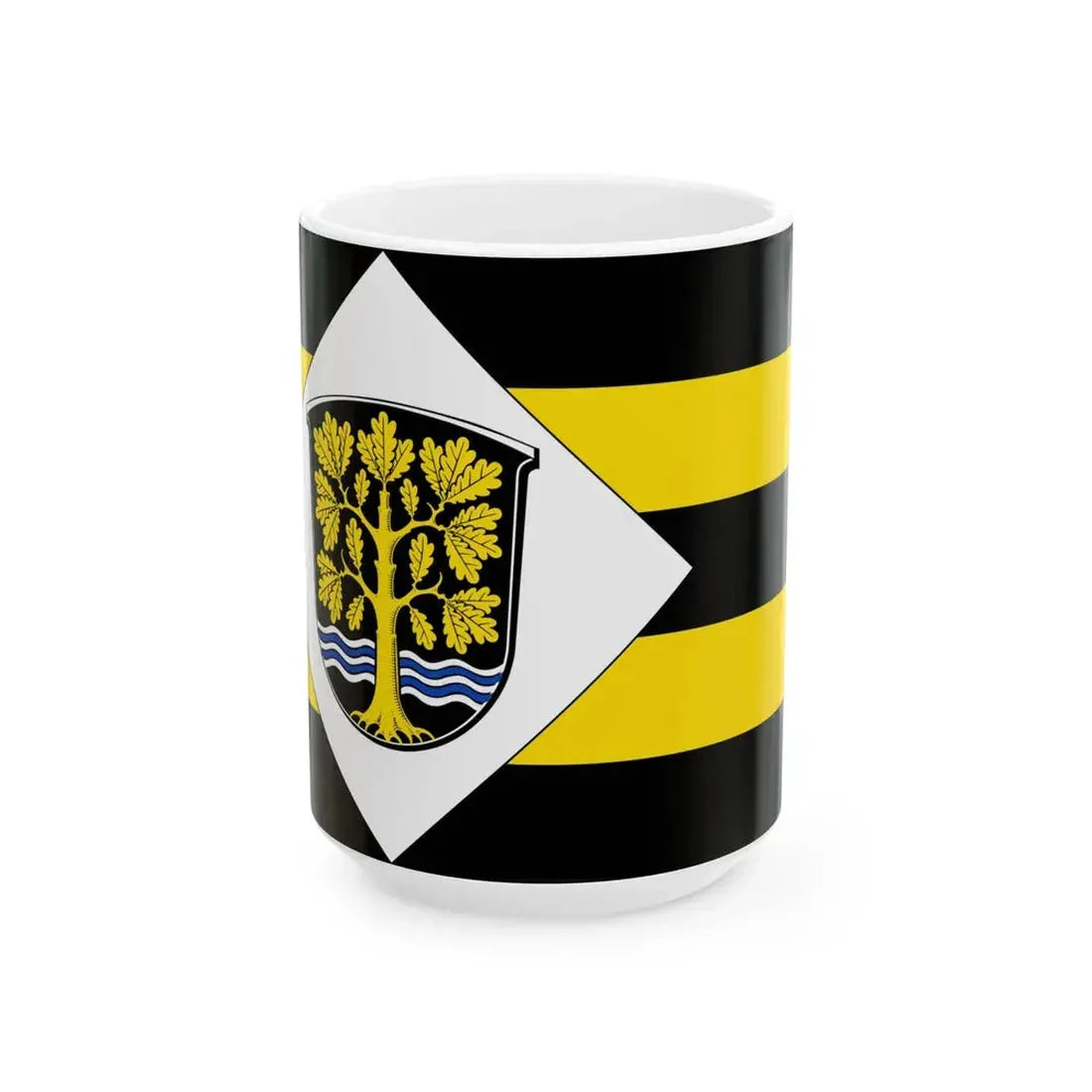 Flagge Vadenrod (Germany) White Coffee Mug 15oz - Go Mug Yourself