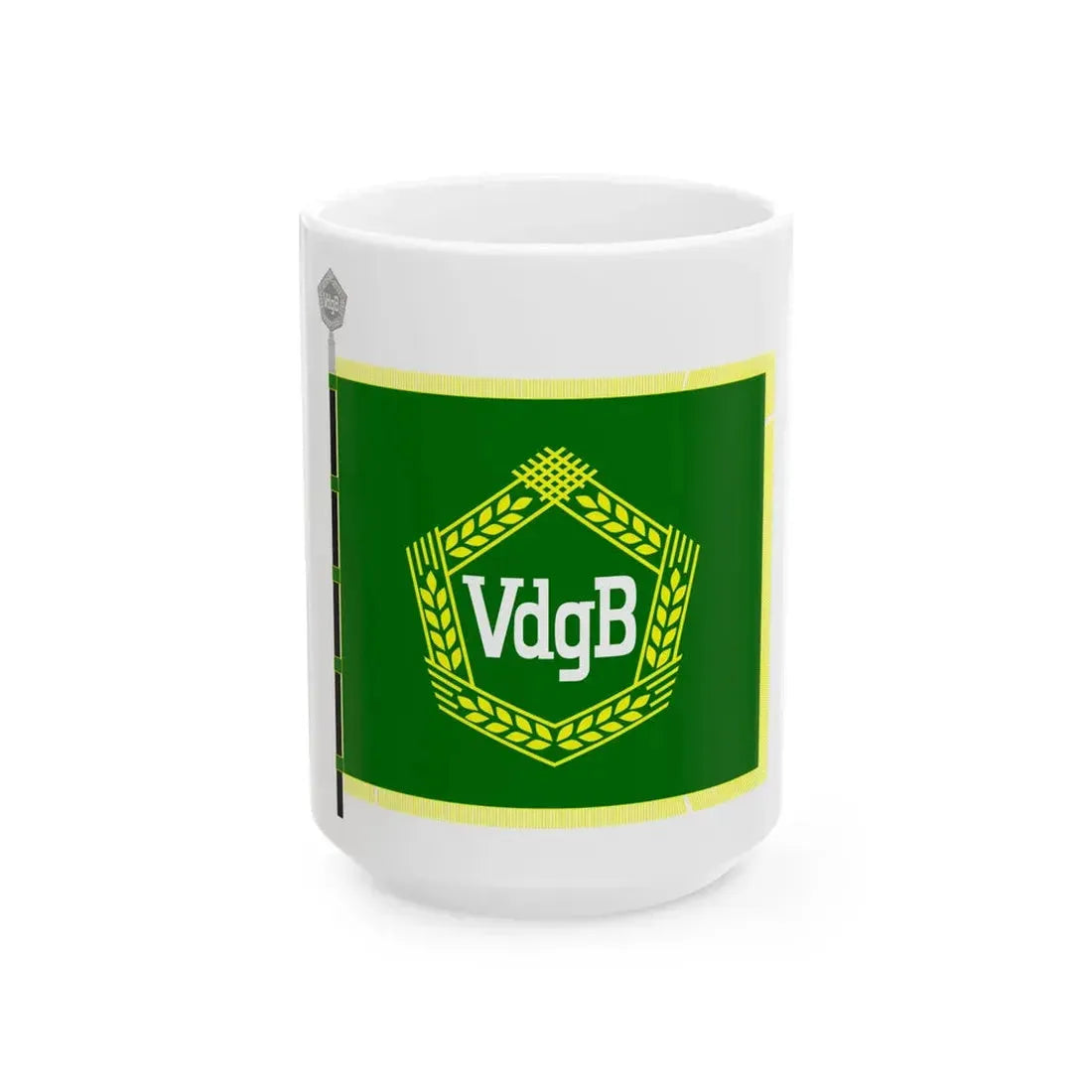 Flagge VdgB (Germany) White Coffee Mug 15oz - Go Mug Yourself