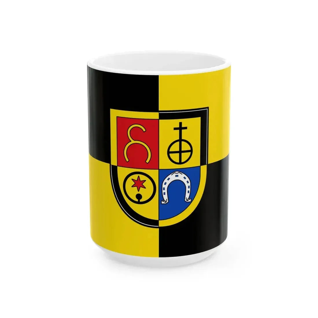 Flagge VG Bellheim (Germany) White Coffee Mug 15oz - Go Mug Yourself