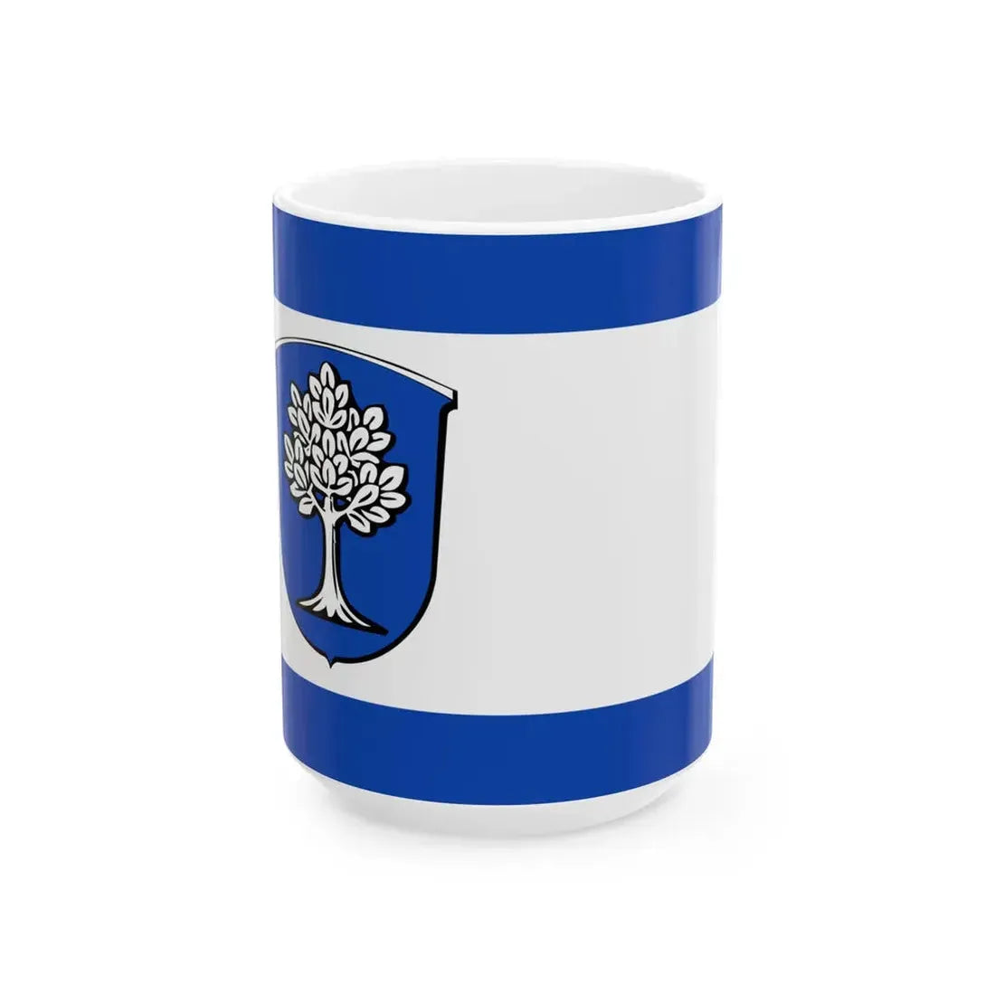 Flagge Wachenbuchen (Germany) White Coffee Mug 15oz - Go Mug Yourself