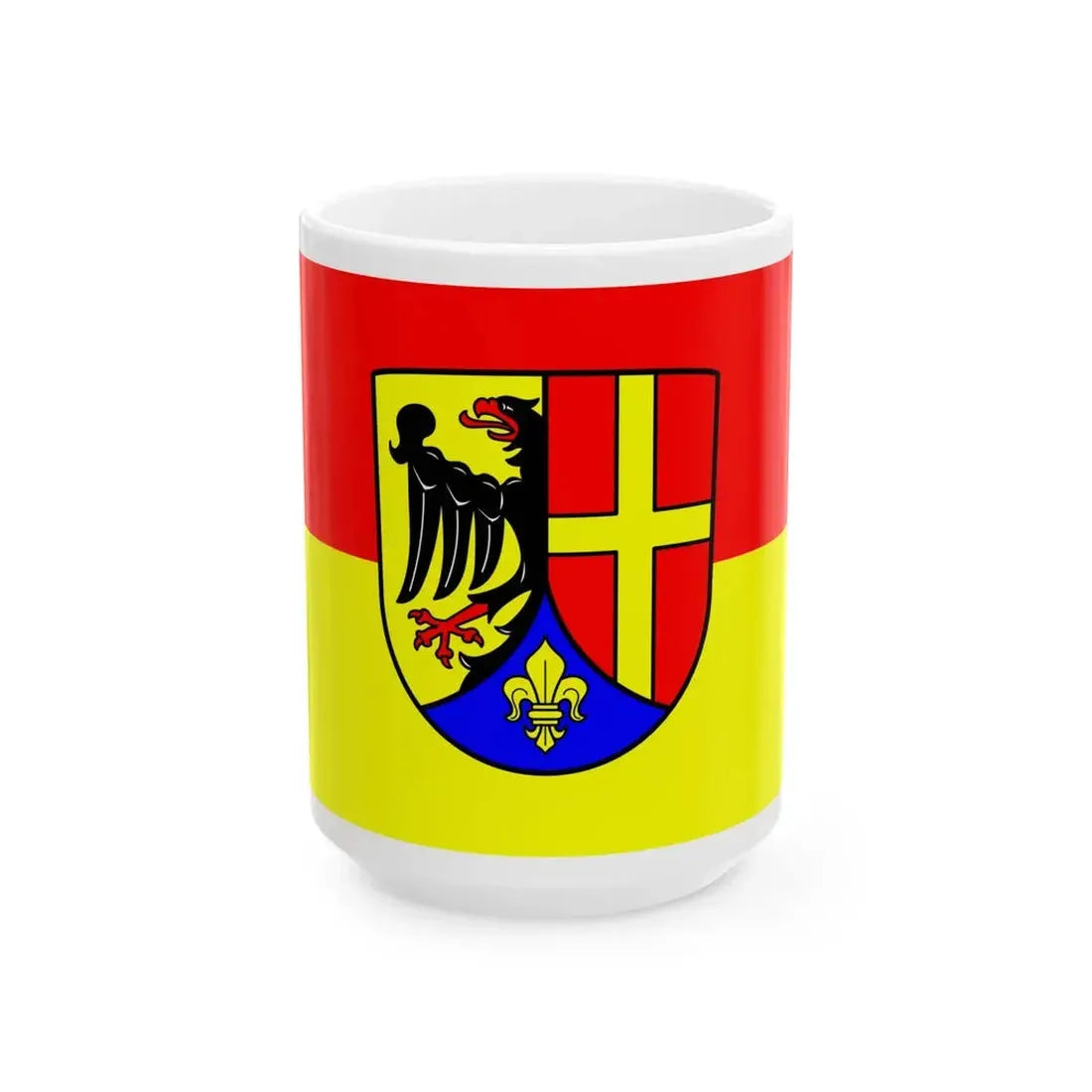 Flagge Wadgassen (Germany) White Coffee Mug 15oz - Go Mug Yourself