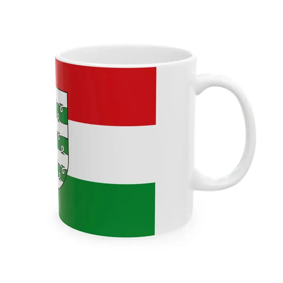 Flagge Wahlsburg (Germany) White Coffee Mug - Go Mug Yourself