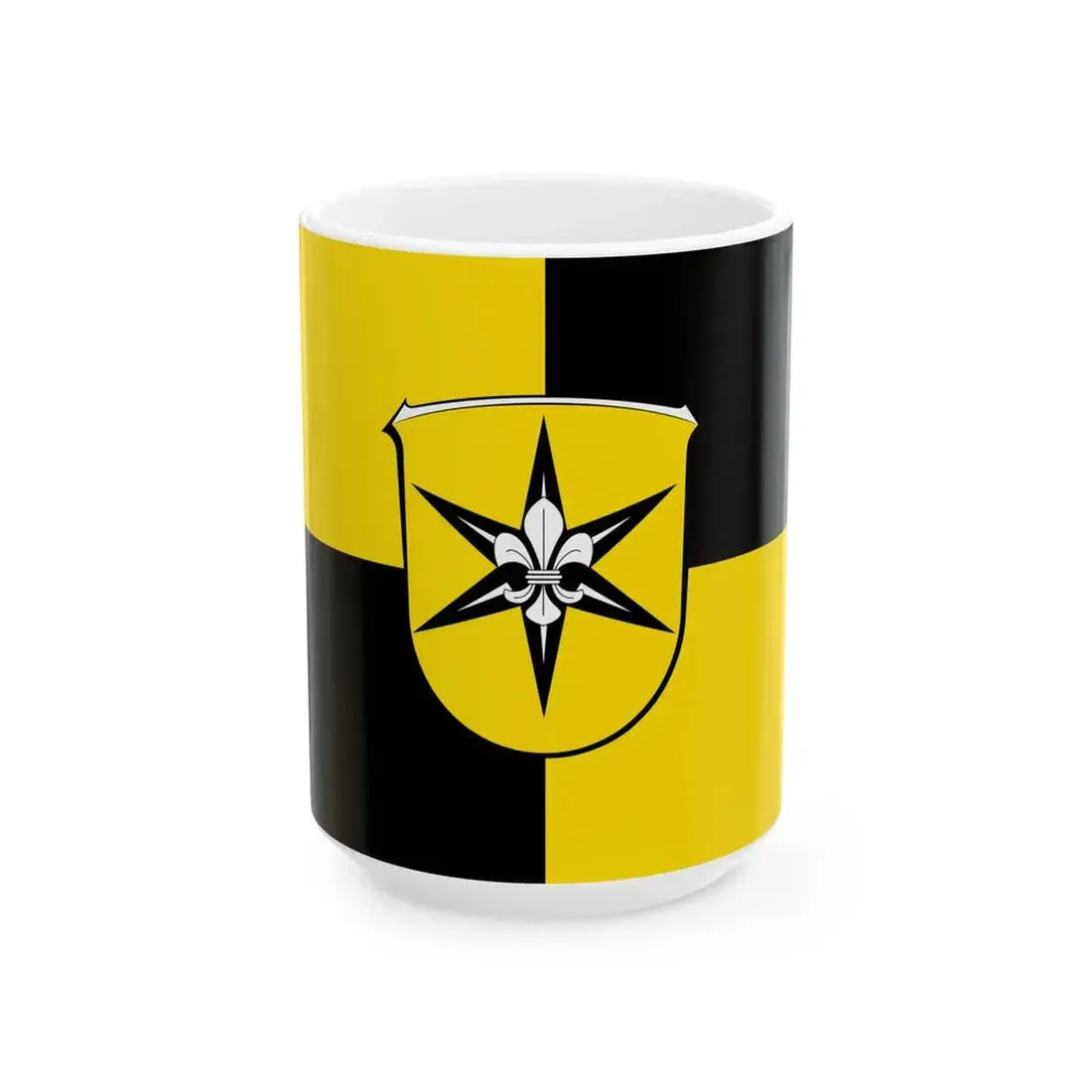 Flagge Waldeck am Edersee 2 (Germany) White Coffee Mug 15oz - Go Mug Yourself