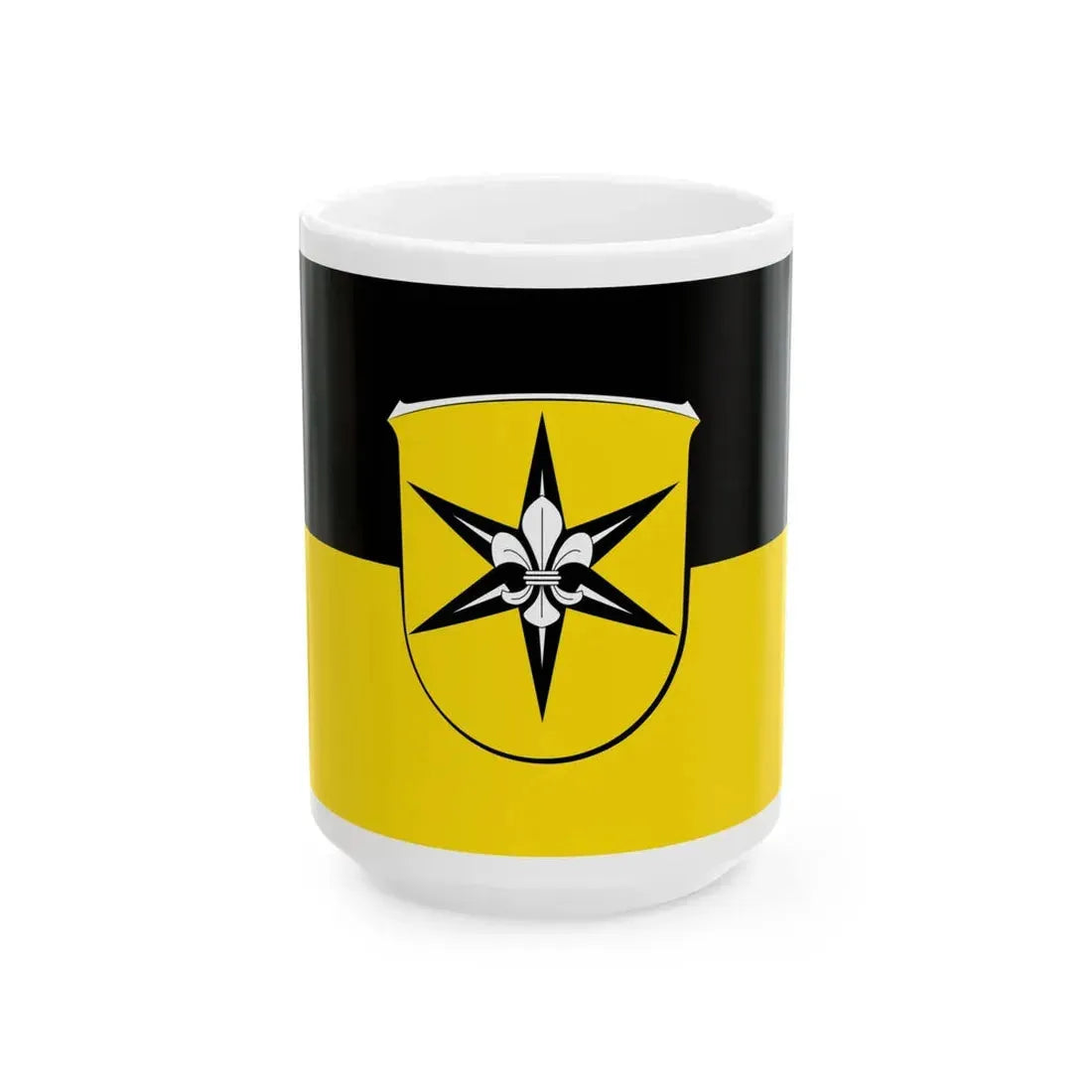 Flagge Waldeck am Edersee (Germany) White Coffee Mug 15oz - Go Mug Yourself
