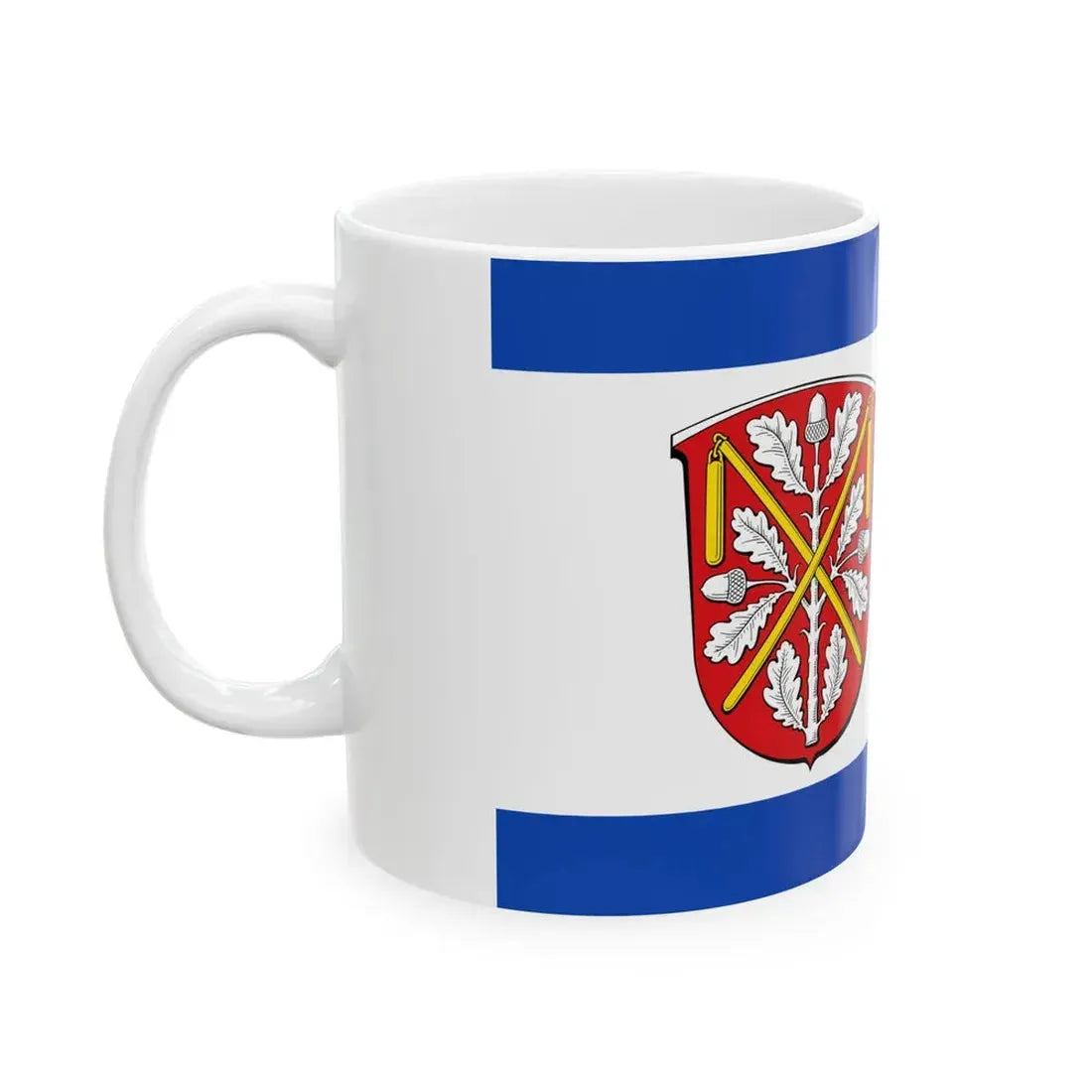 Flagge Walldorf Hessen (Germany) White Coffee Mug - Go Mug Yourself