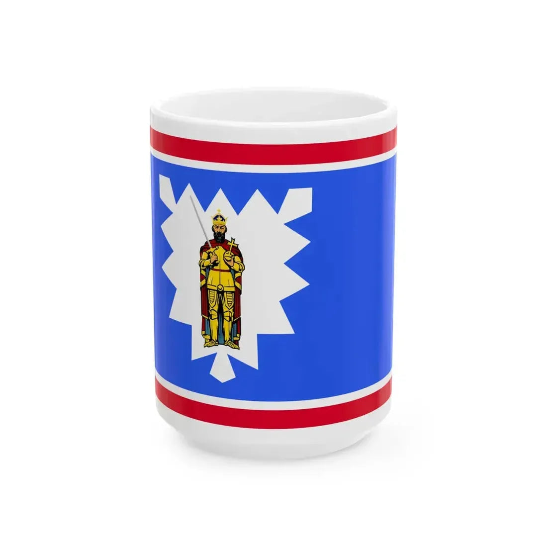 Flagge Wedel (Germany) White Coffee Mug 15oz - Go Mug Yourself