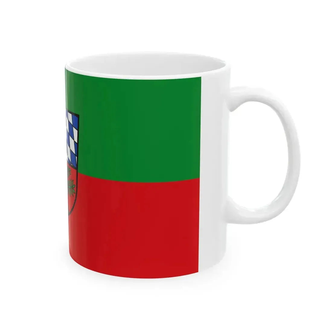 Flagge Weiden in der Oberpfalz (Germany) White Coffee Mug - Go Mug Yourself