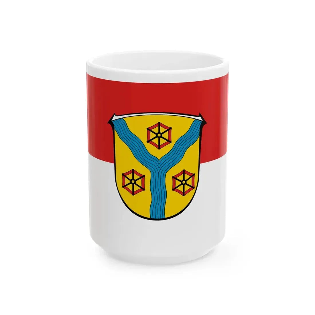 Flagge Weifenbach (Germany) White Coffee Mug 15oz - Go Mug Yourself