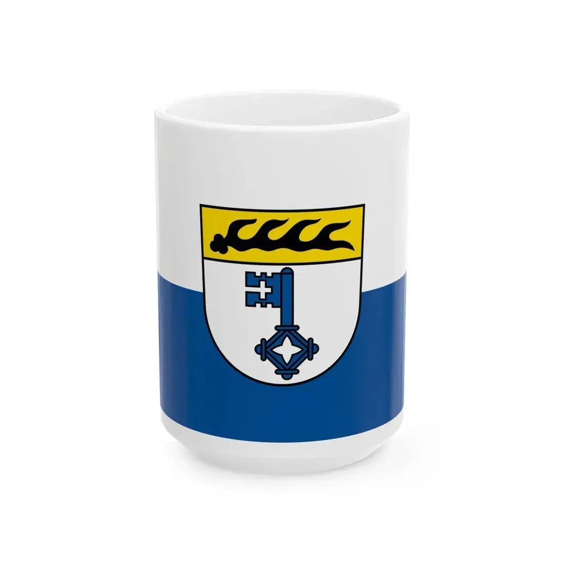 Flagge Weilheim an der Teck (Germany) White Coffee Mug 15oz - Go Mug Yourself