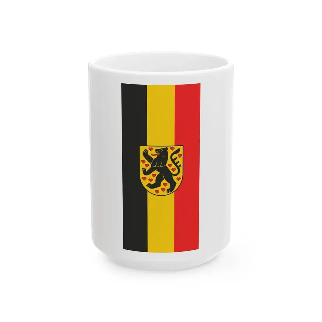 Flagge Weimar (Germany) White Coffee Mug 15oz - Go Mug Yourself