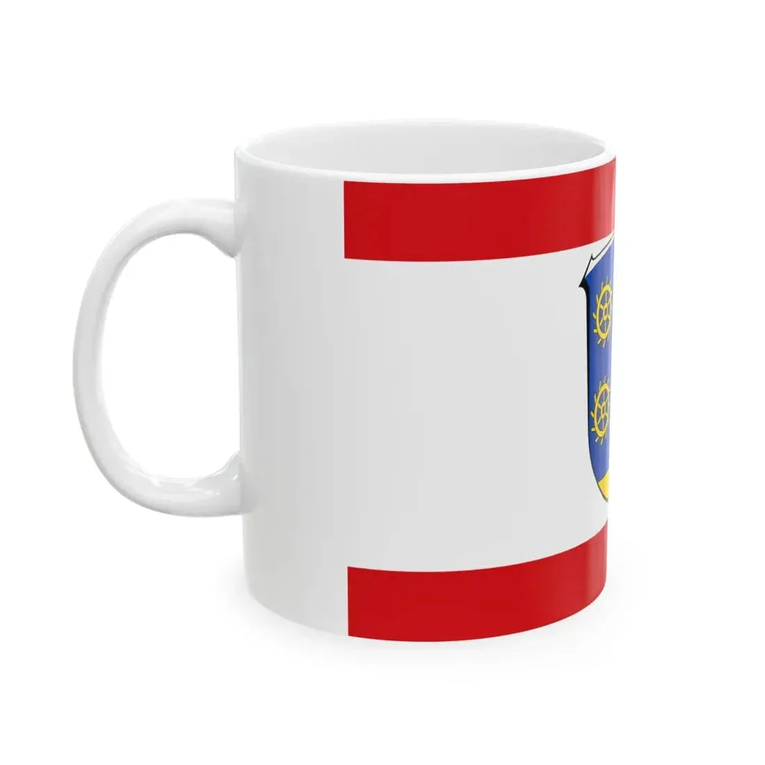 Flagge Weiskirchen Rodgau (Germany) White Coffee Mug - Go Mug Yourself