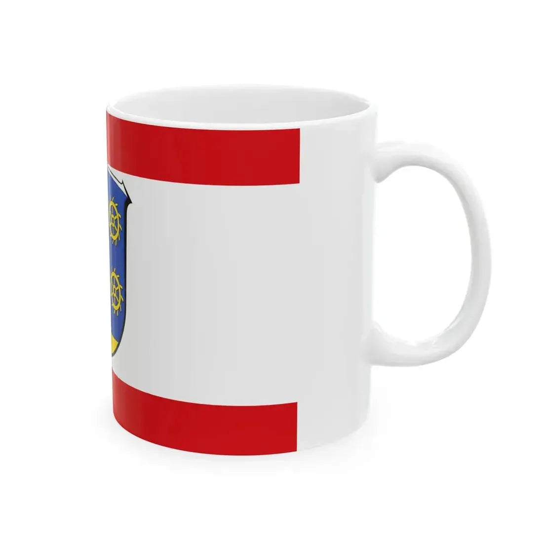 Flagge Weiskirchen Rodgau (Germany) White Coffee Mug - Go Mug Yourself