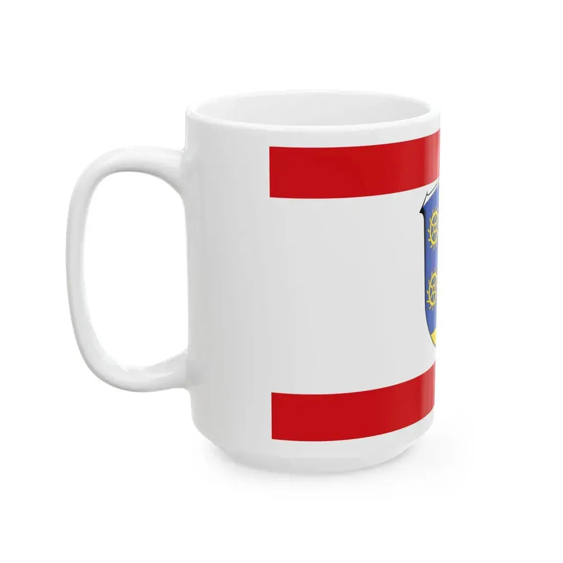 Flagge Weiskirchen Rodgau (Germany) White Coffee Mug - Go Mug Yourself
