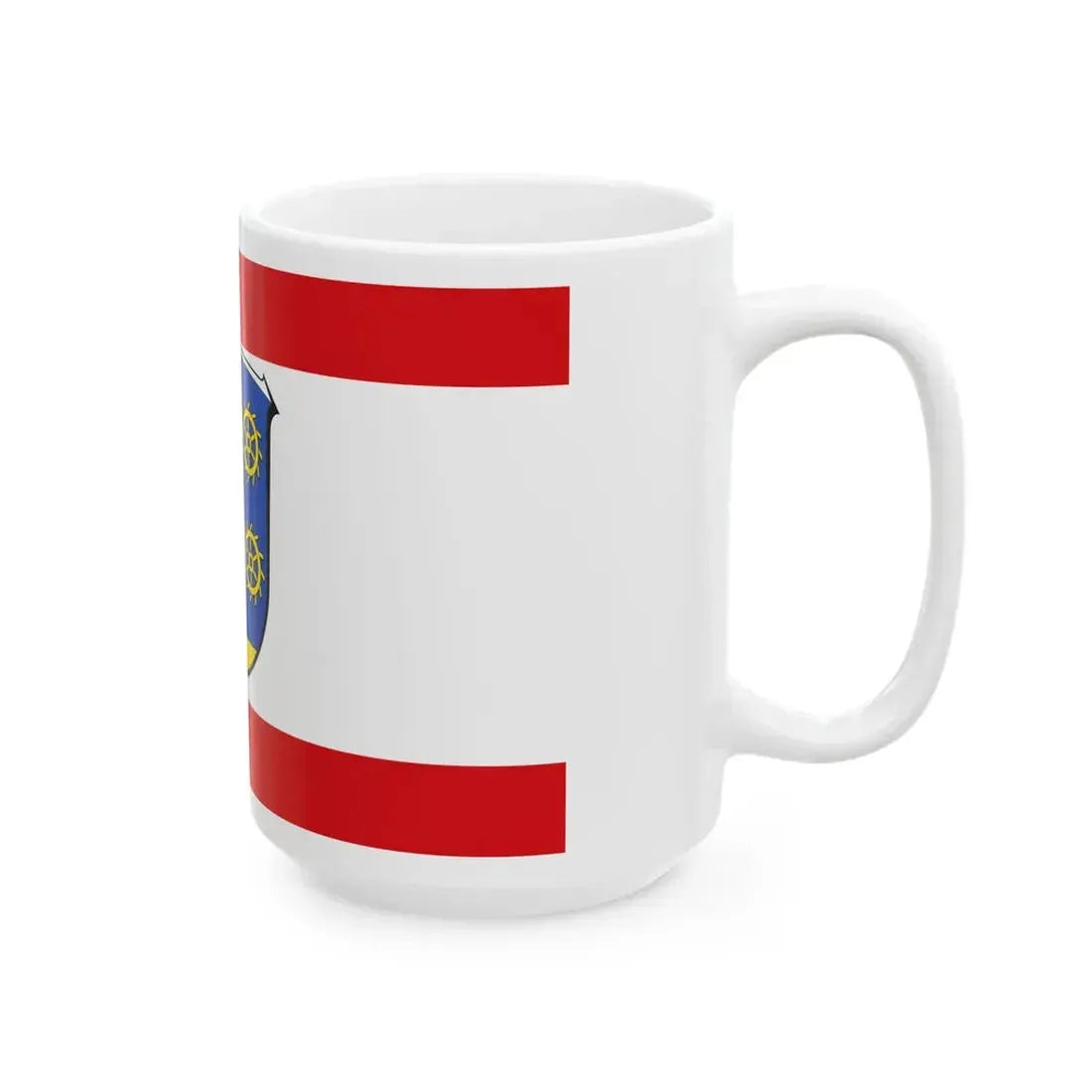 Flagge Weiskirchen Rodgau (Germany) White Coffee Mug - Go Mug Yourself