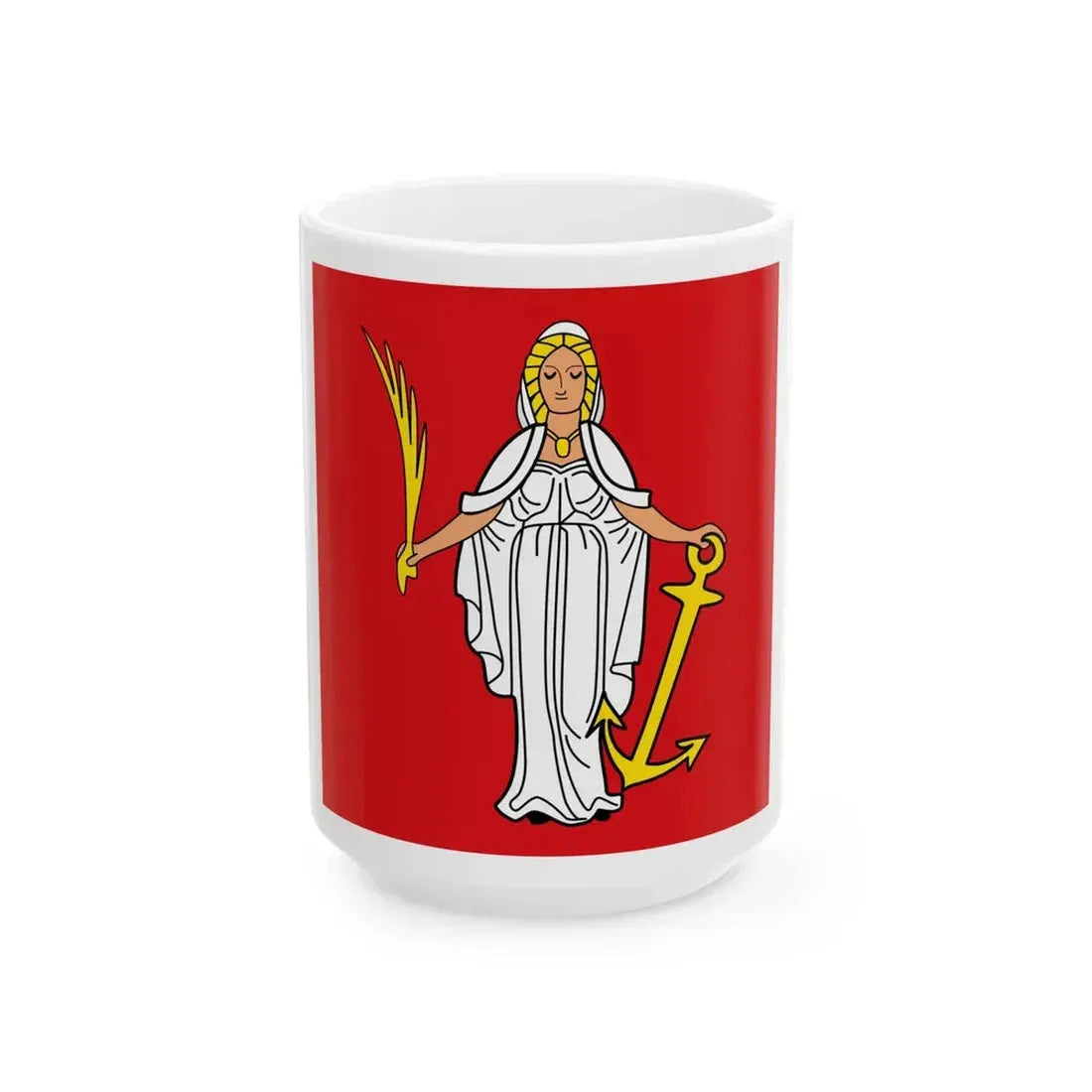 Flagge Westerkappeln (Germany) White Coffee Mug 15oz - Go Mug Yourself