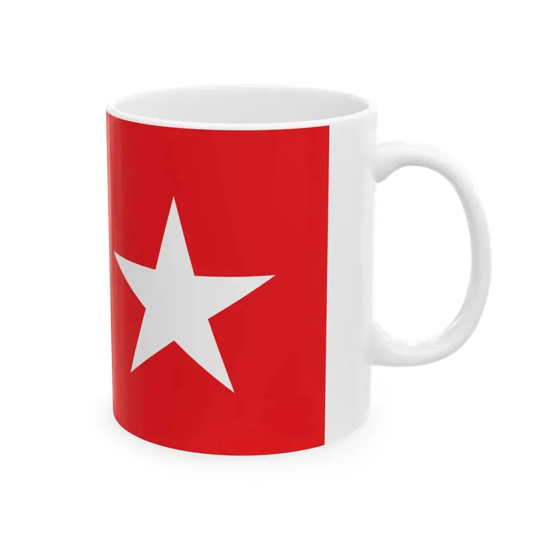Flagge Witu 1890 laut Voeltzkow (Kenya) White Coffee Mug - Go Mug Yourself