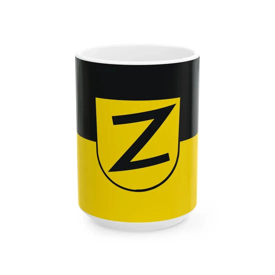 Flagge Wolfschlugen (Germany) White Coffee Mug 15oz - Go Mug Yourself