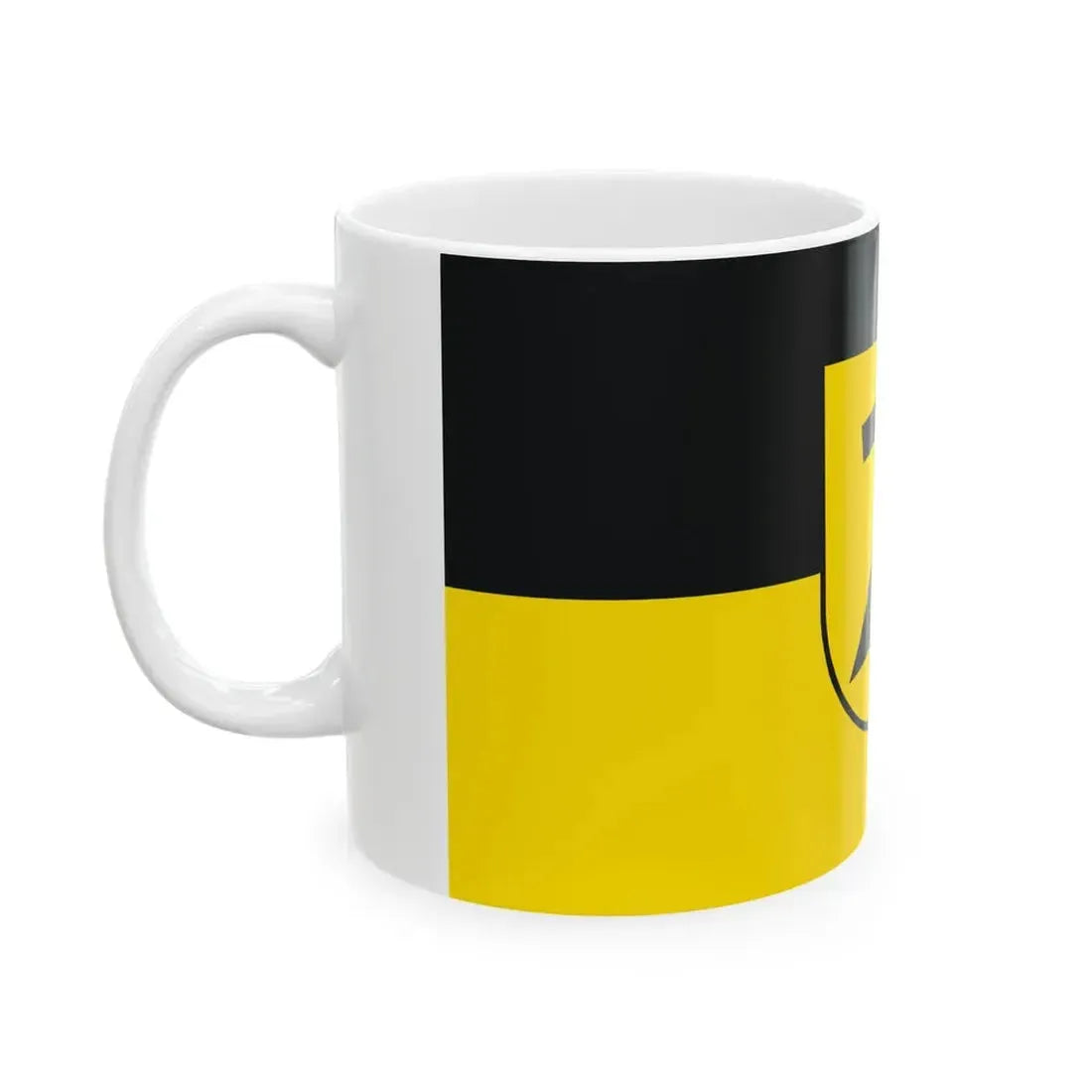 Flagge Wolfschlugen (Germany) White Coffee Mug - Go Mug Yourself