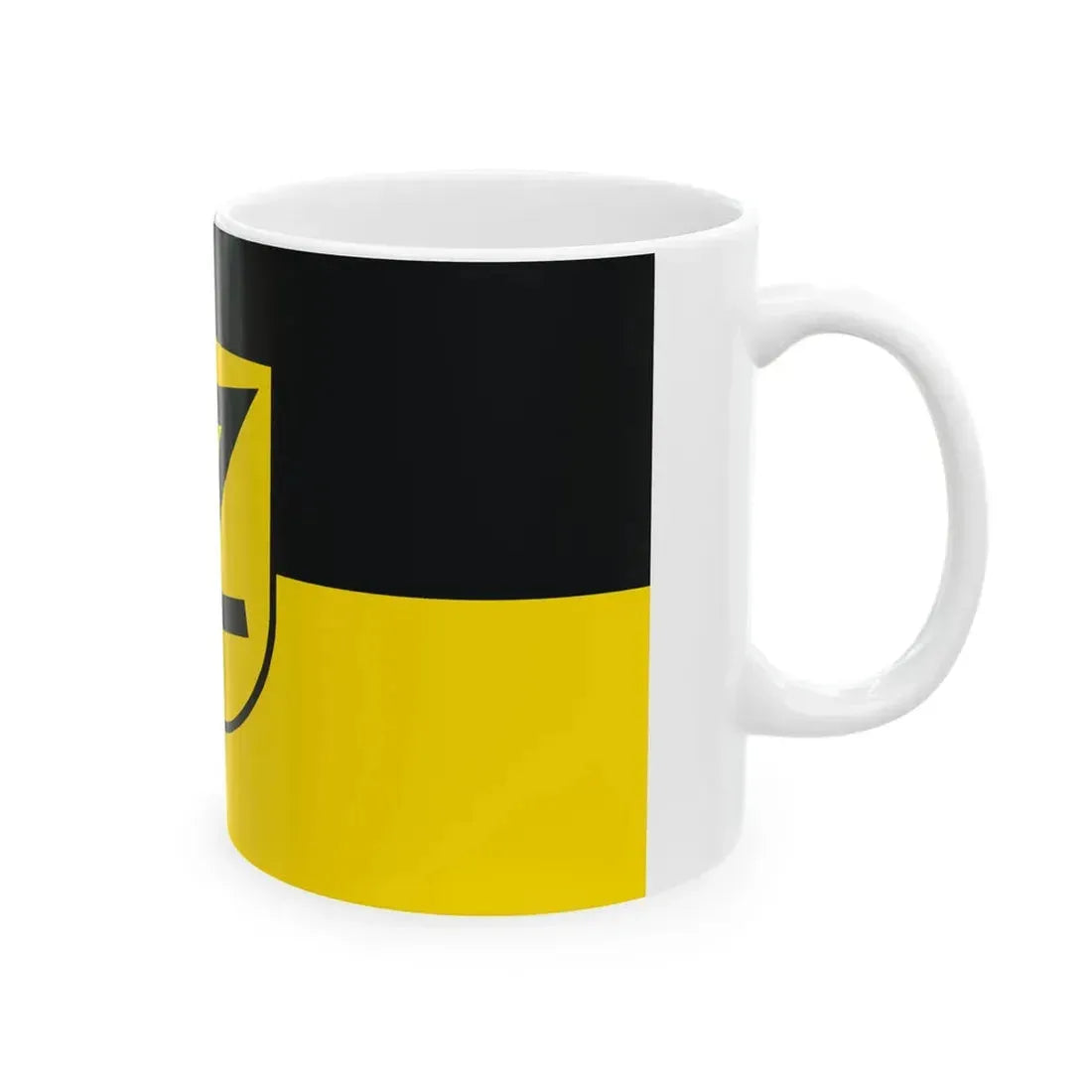 Flagge Wolfschlugen (Germany) White Coffee Mug - Go Mug Yourself