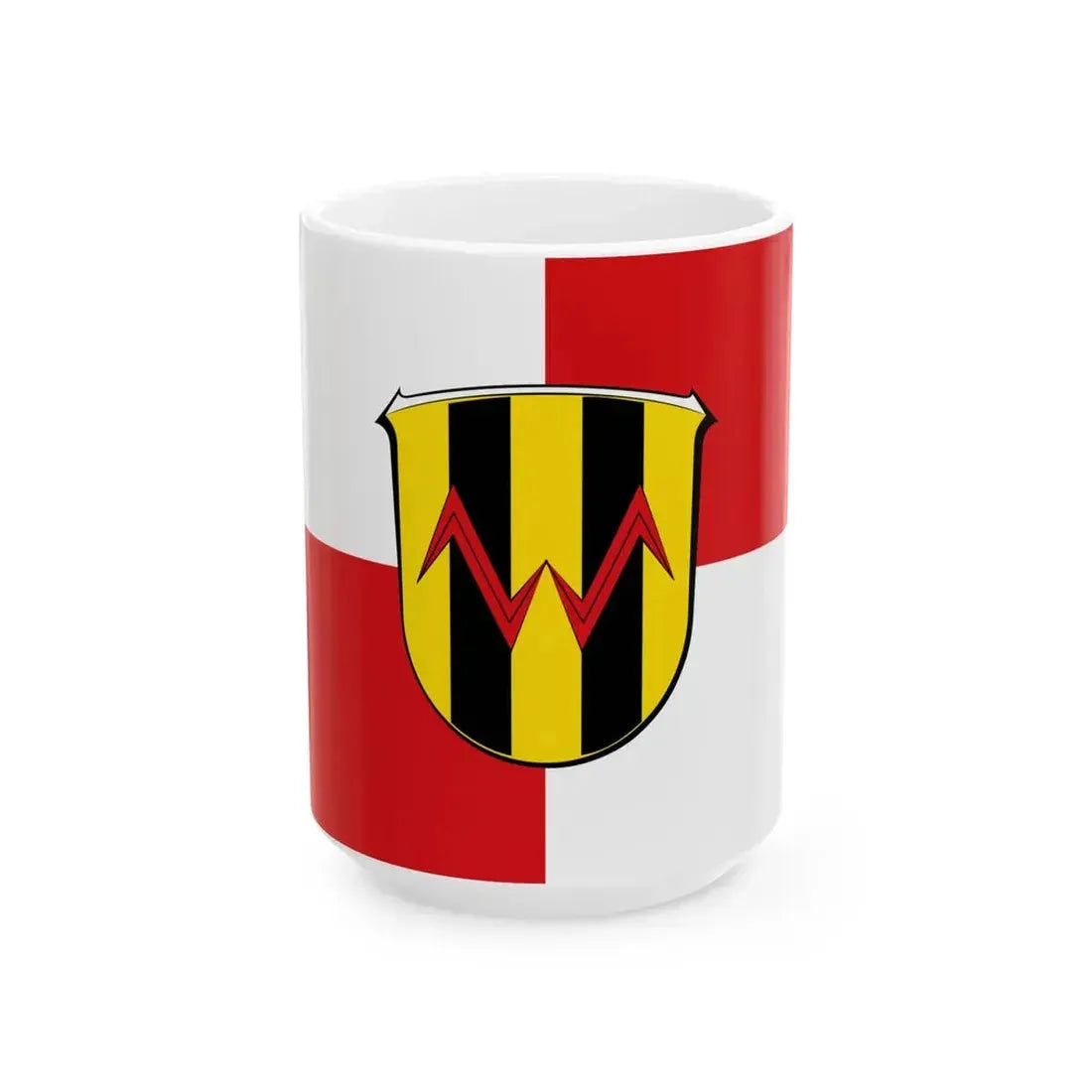 Flagge Wolzhausen (Germany) White Coffee Mug 15oz - Go Mug Yourself