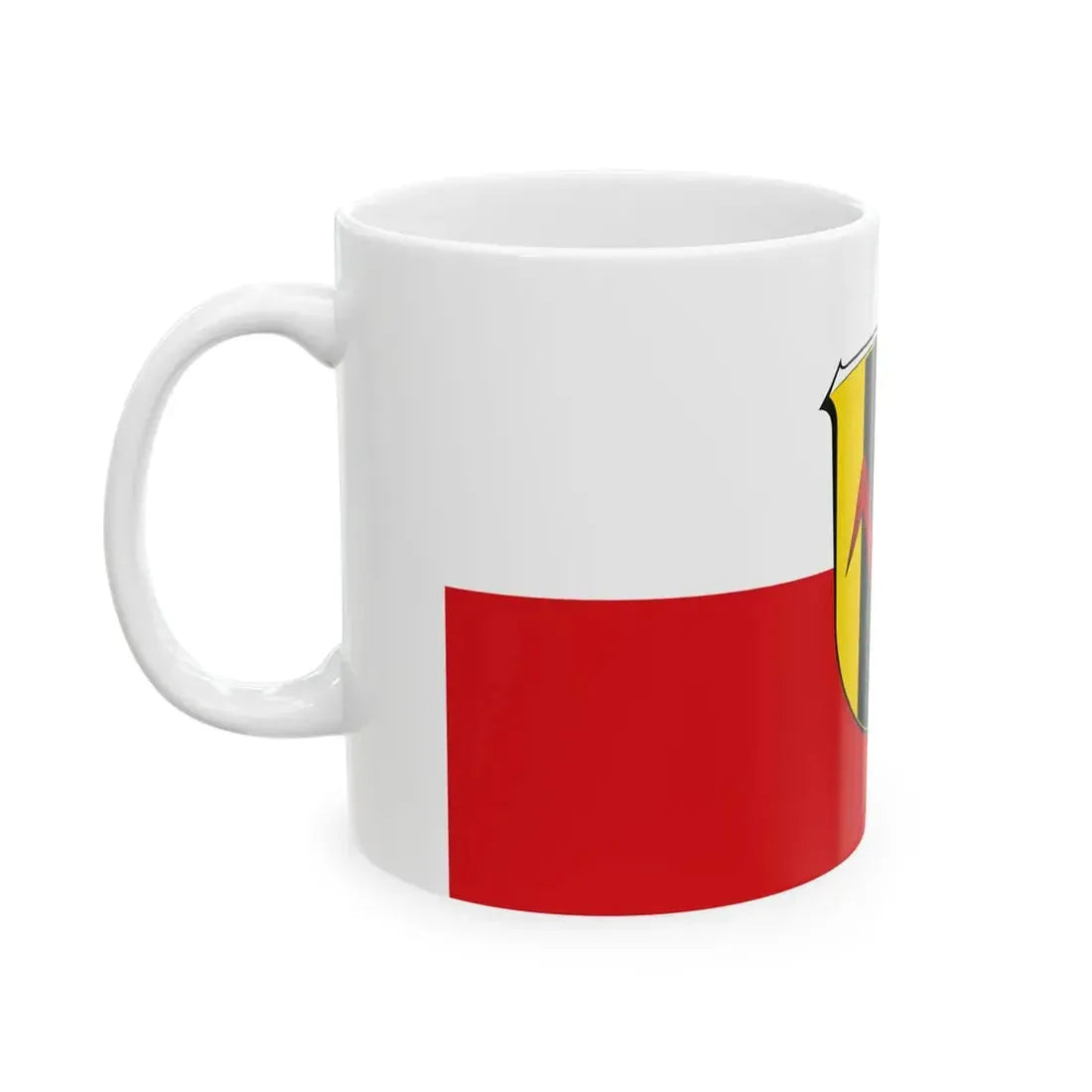 Flagge Wolzhausen (Germany) White Coffee Mug - Go Mug Yourself