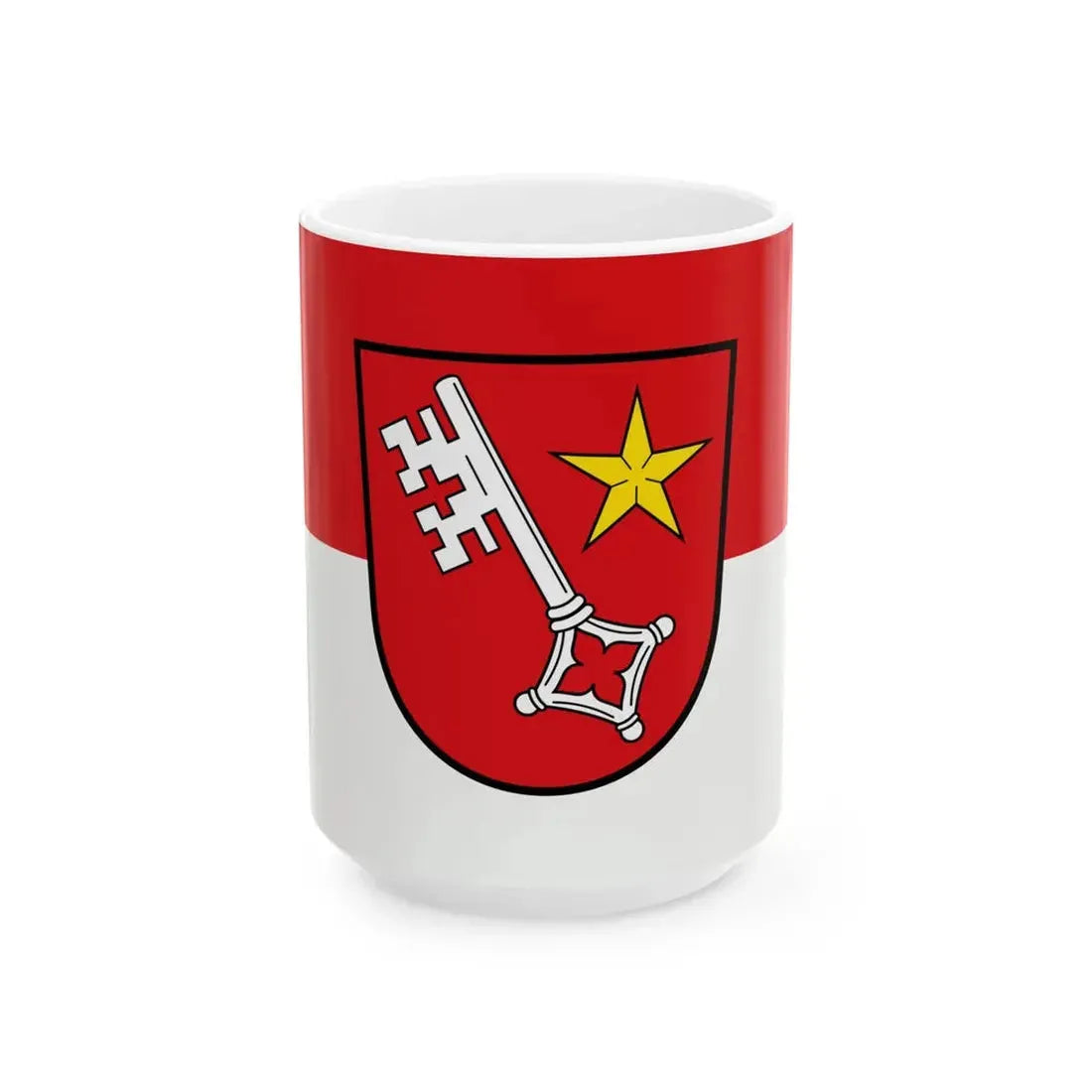 Flagge Worms (Germany) White Coffee Mug 15oz - Go Mug Yourself