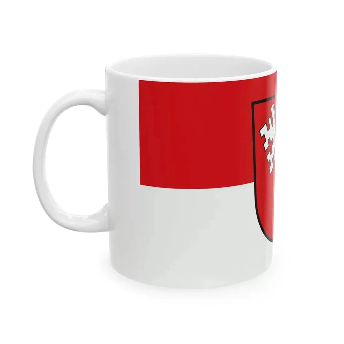 Flagge Worms (Germany) White Coffee Mug - Go Mug Yourself