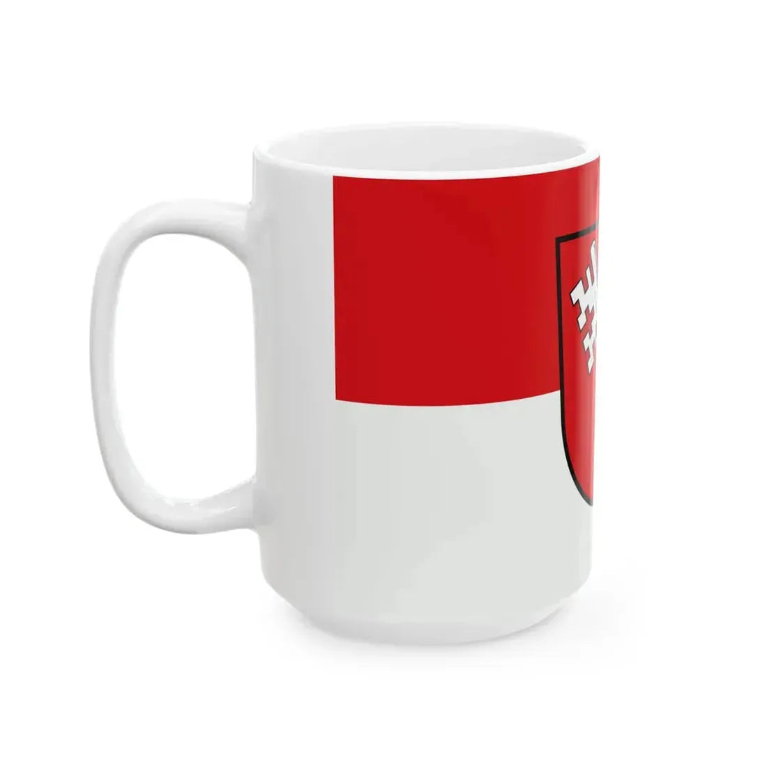 Flagge Worms (Germany) White Coffee Mug - Go Mug Yourself