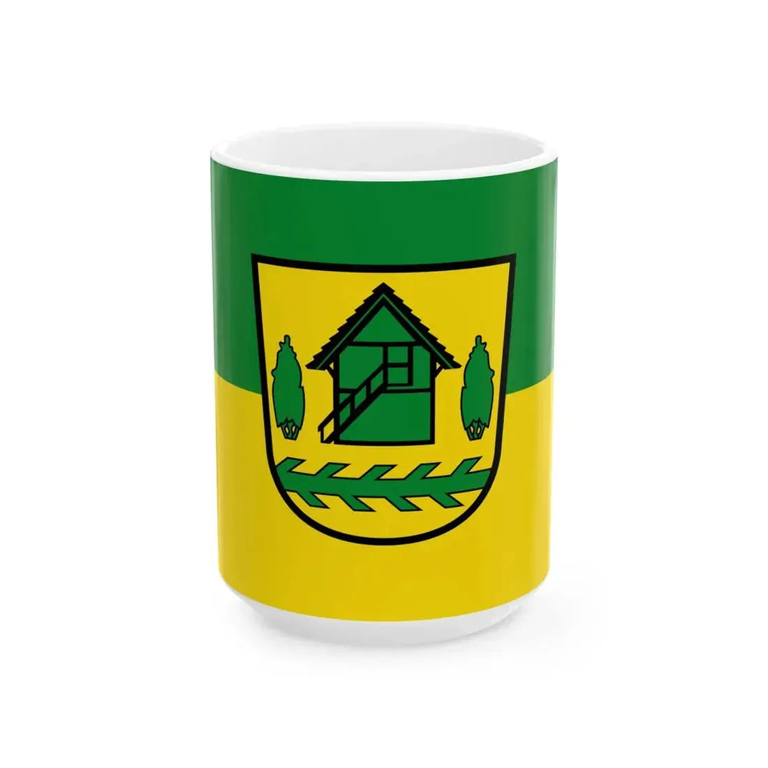 Flagge Wriedel (Germany) White Coffee Mug 15oz - Go Mug Yourself