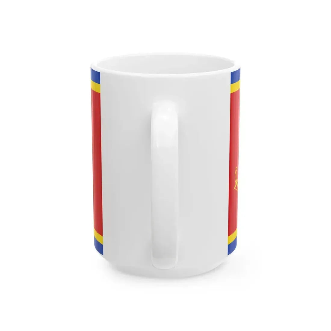 Flagge Wyk auf Foehr (Germany) White Coffee Mug - Go Mug Yourself
