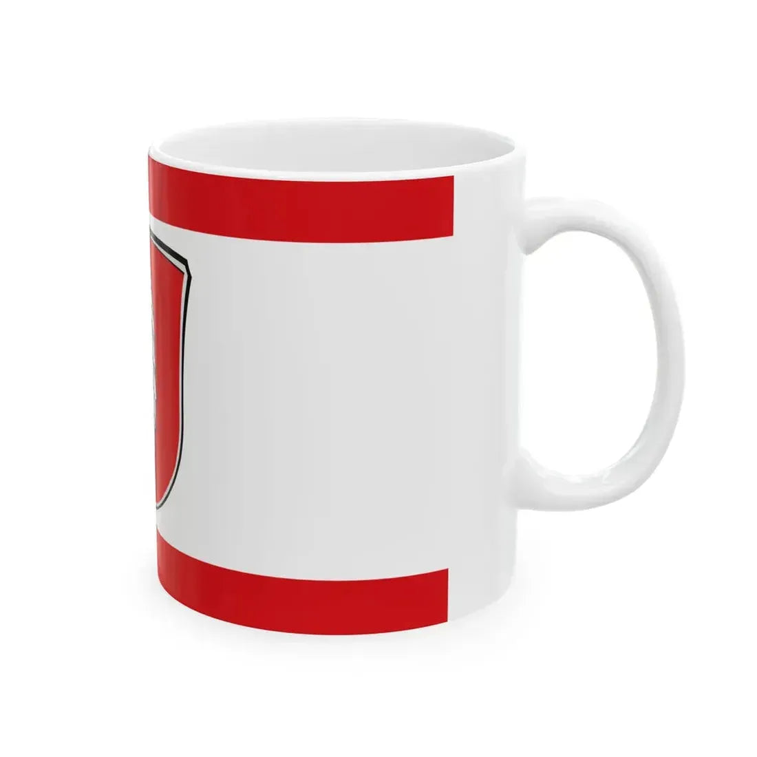 Flagge Zellhausen (Germany) White Coffee Mug - Go Mug Yourself