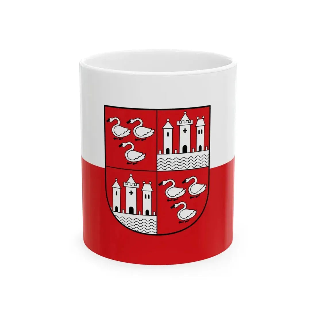 Flagge Zwickau (Germany) White Coffee Mug 11oz - Go Mug Yourself