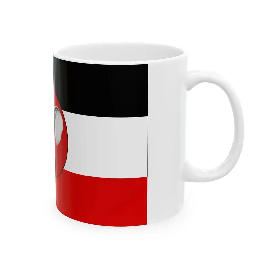 Flaggenentwurf 5 Deutsch Kamerun 1914 (Cameroon) White Coffee Mug - Go Mug Yourself