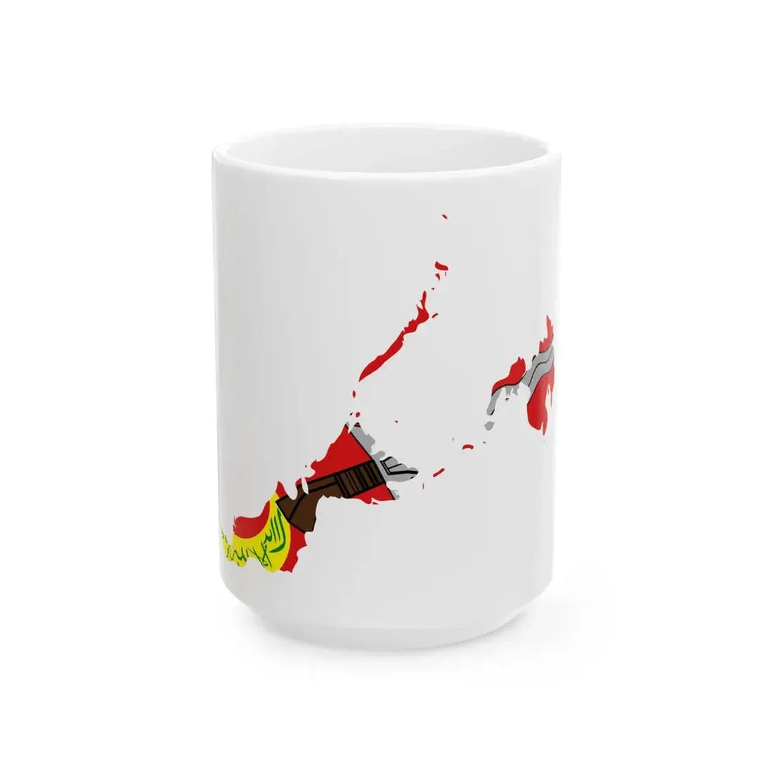 FlagMap Bangsamoro Republik 2013 (Philippines) White Coffee Mug 15oz - Go Mug Yourself