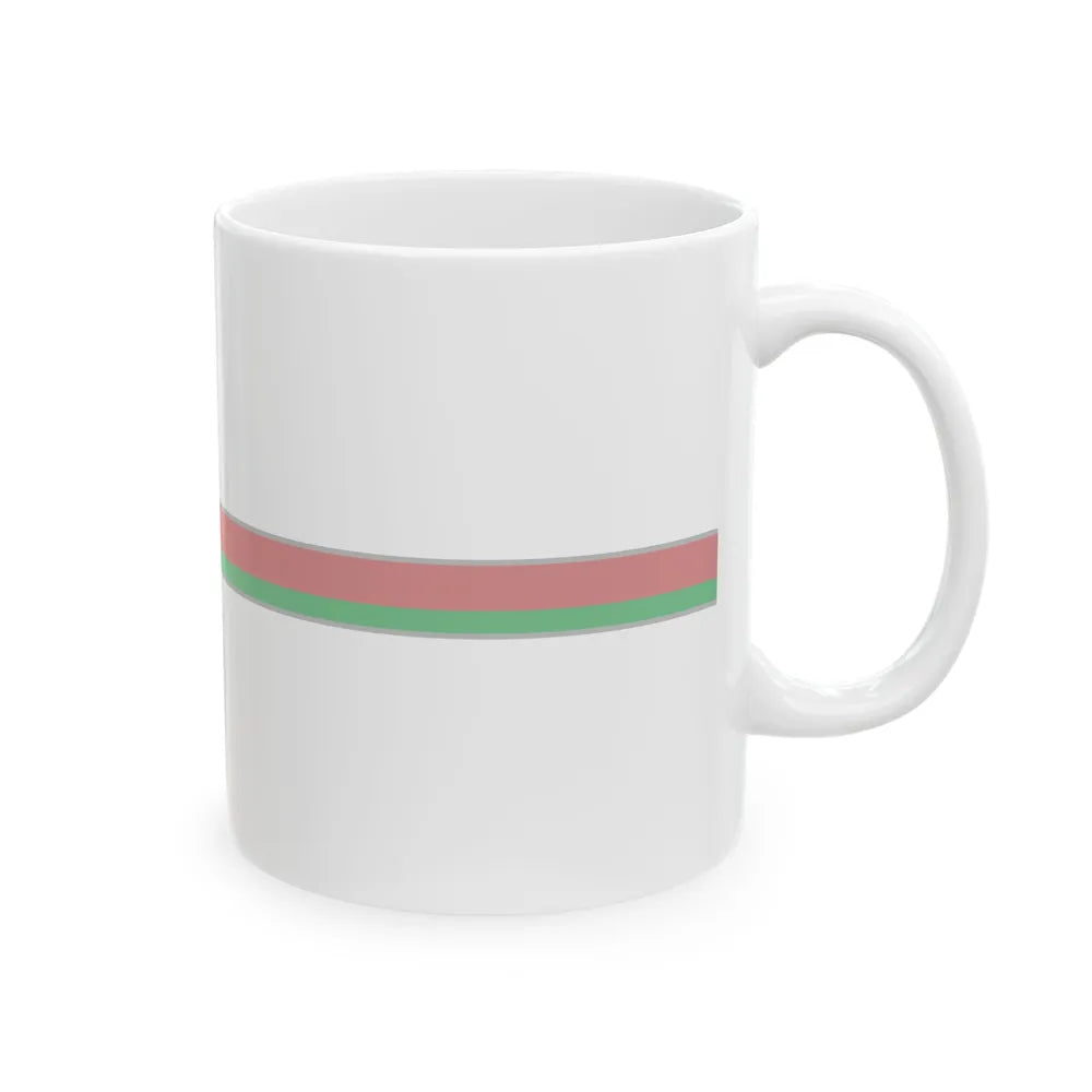 FlagRibbon Belarus (Belarus) White Coffee Mug - Go Mug Yourself
