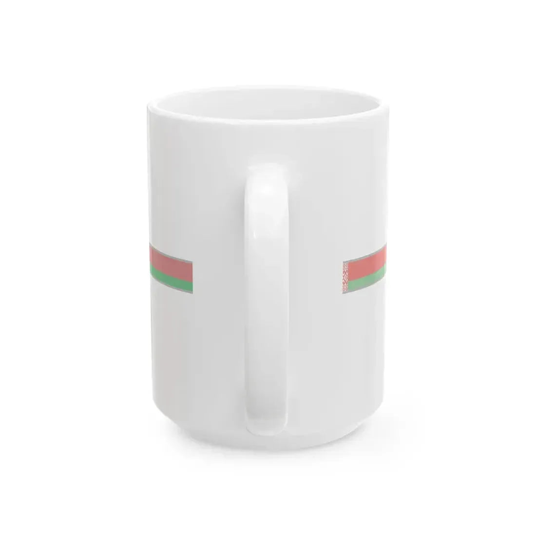 FlagRibbon Belarus (Belarus) White Coffee Mug - Go Mug Yourself