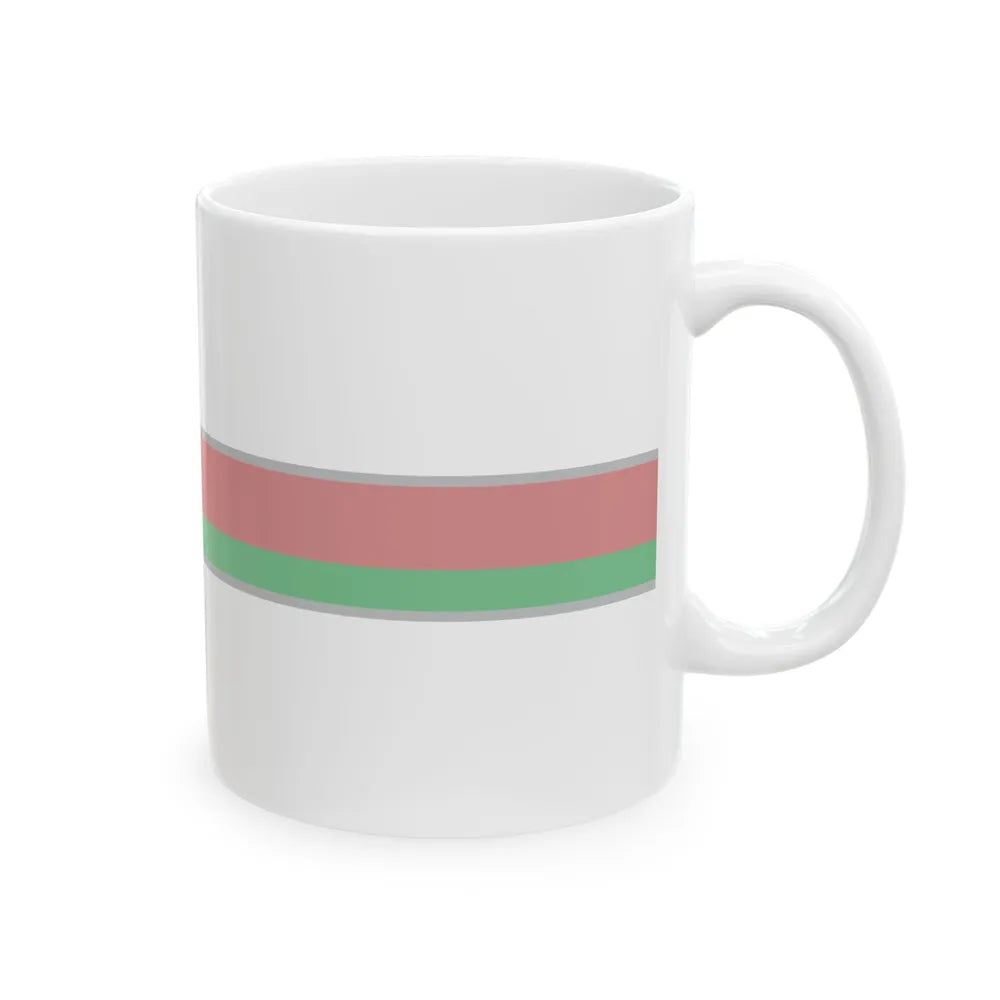 FlagRibbon Belarus Shrt (Belarus) White Coffee Mug - Go Mug Yourself