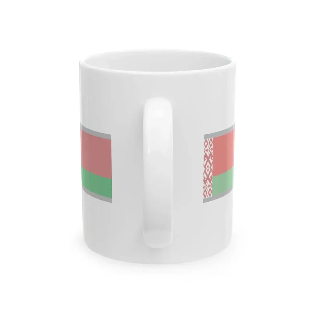 FlagRibbon Belarus Sup Shrt (Belarus) White Coffee Mug - Go Mug Yourself