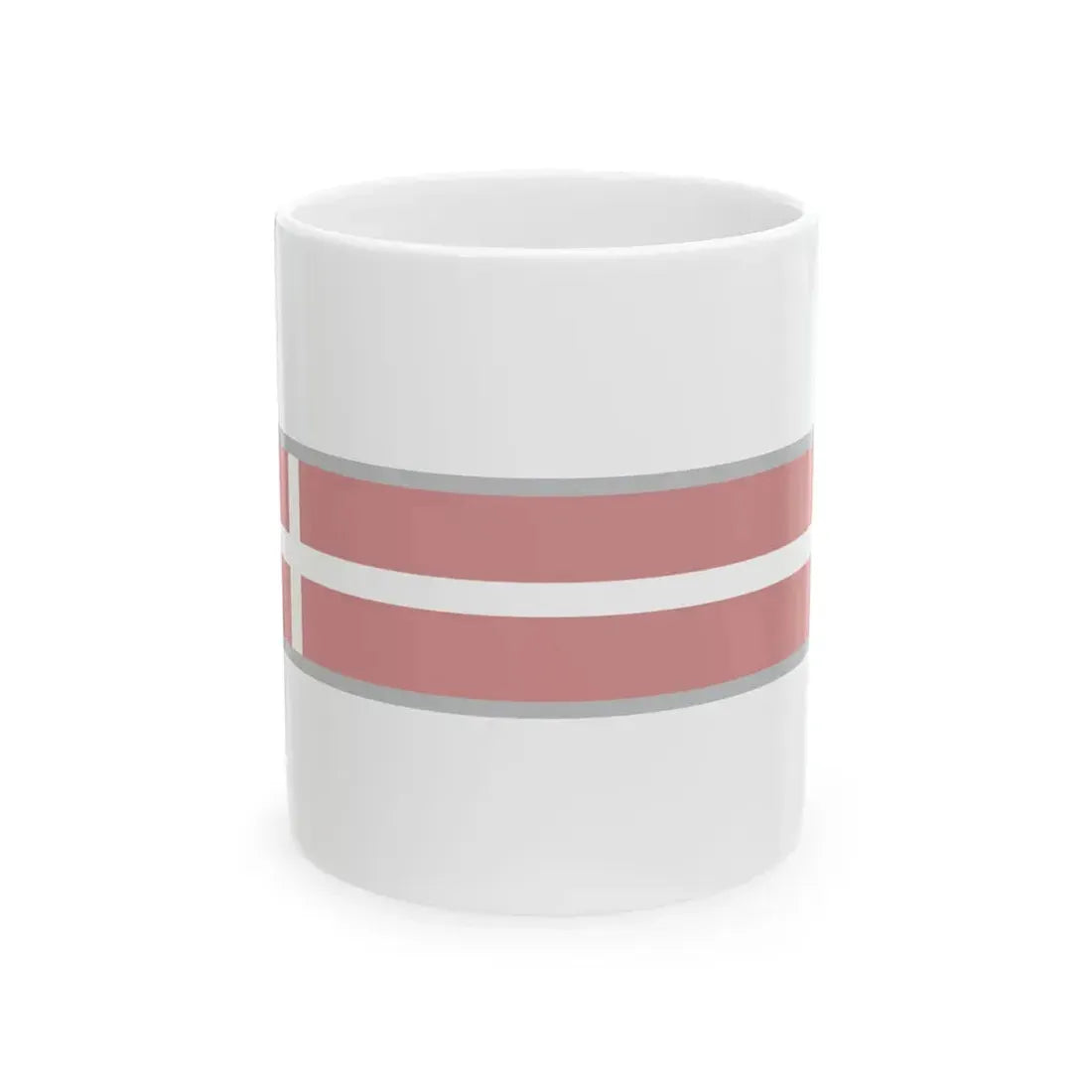 FlagRibbon Denmark Sup Shrt (Denmark) White Coffee Mug 11oz - Go Mug Yourself
