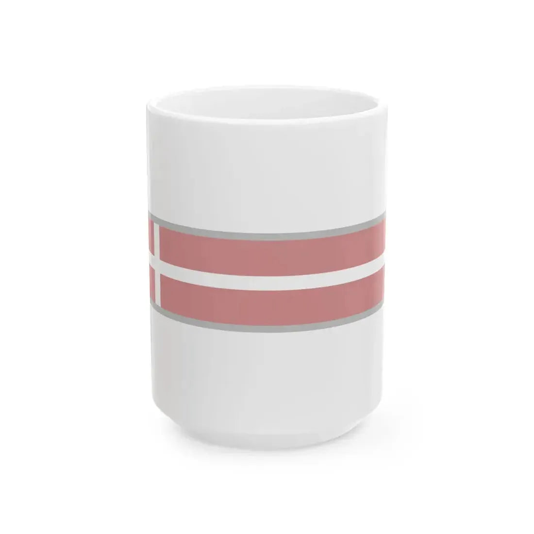 FlagRibbon Denmark Sup Shrt (Denmark) White Coffee Mug 15oz - Go Mug Yourself