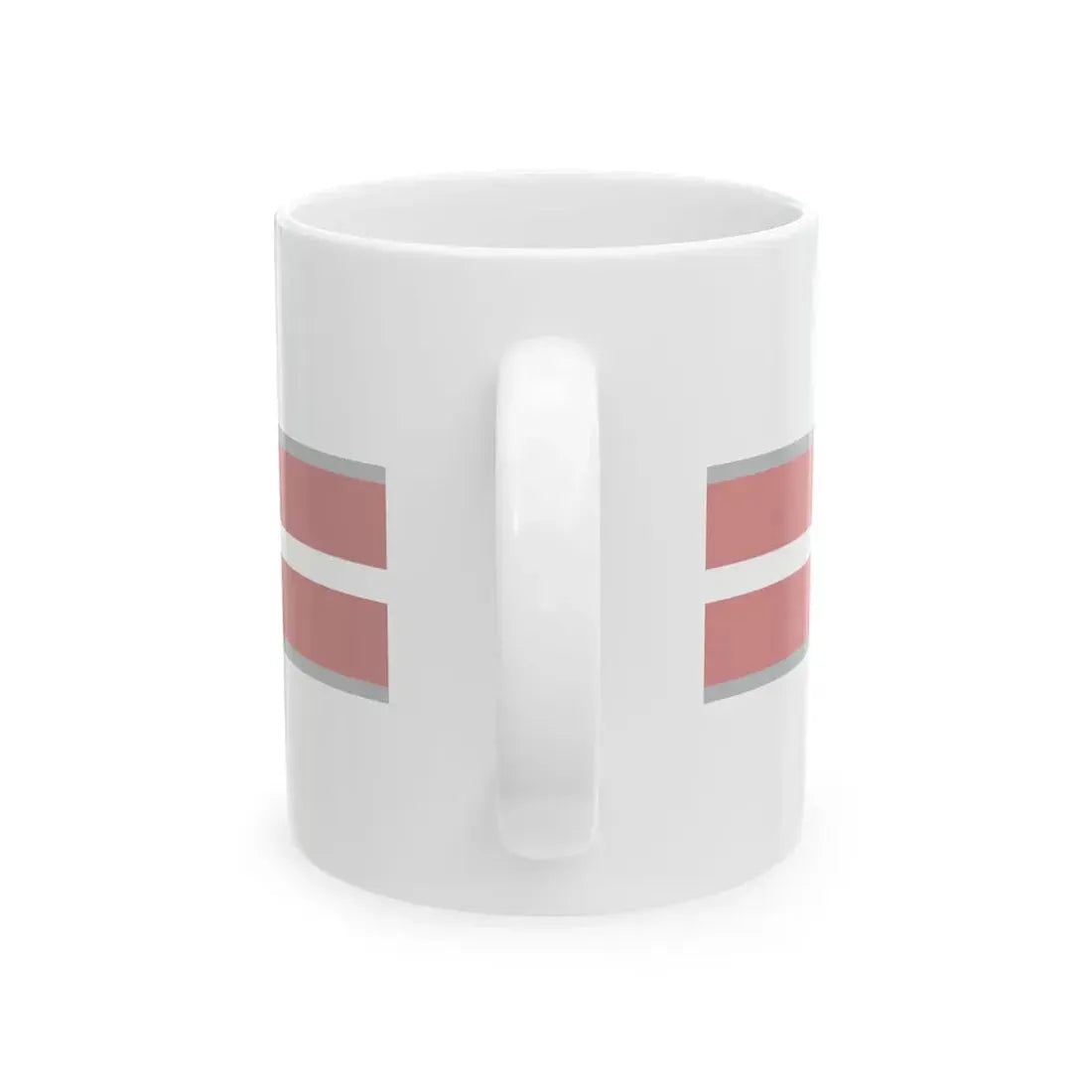 FlagRibbon Denmark Sup Shrt (Denmark) White Coffee Mug - Go Mug Yourself
