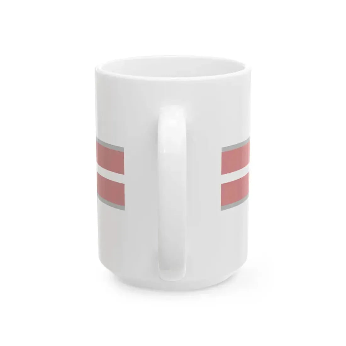 FlagRibbon Denmark Sup Shrt (Denmark) White Coffee Mug - Go Mug Yourself