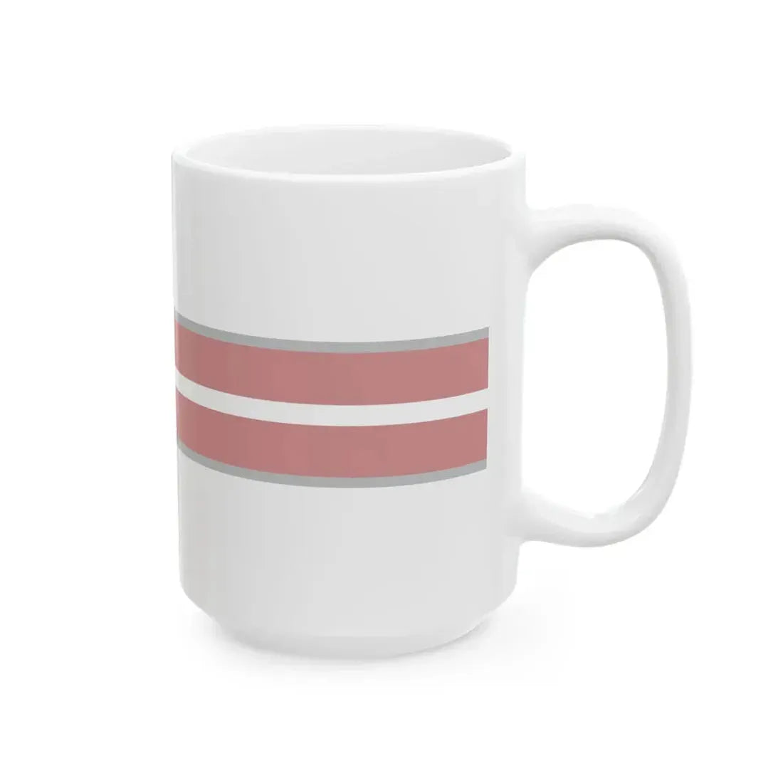 FlagRibbon Denmark Sup Shrt (Denmark) White Coffee Mug - Go Mug Yourself