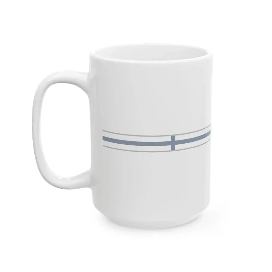 FlagRibbon Finland (Finland) White Coffee Mug - Go Mug Yourself