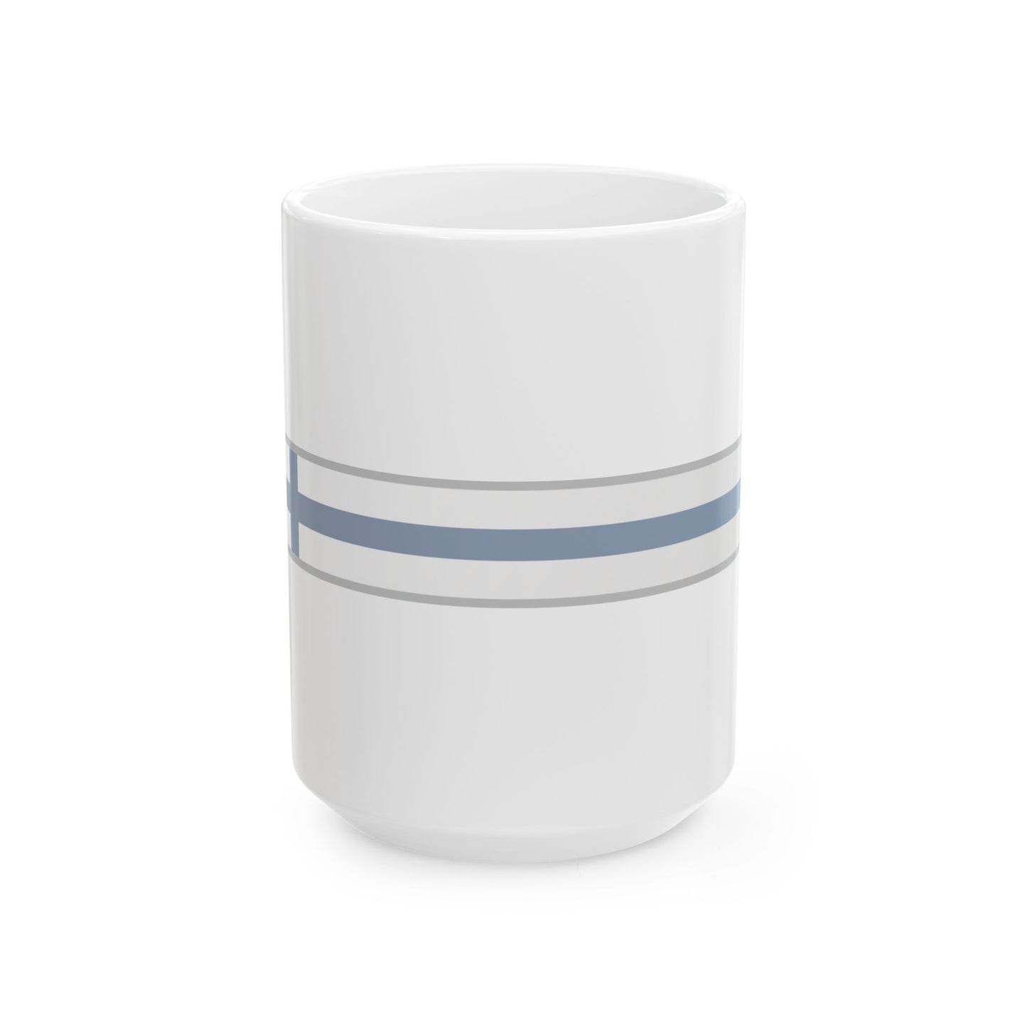 FlagRibbon Finland Shrt (Finland) White Coffee Mug-15oz-Go Mug Yourself