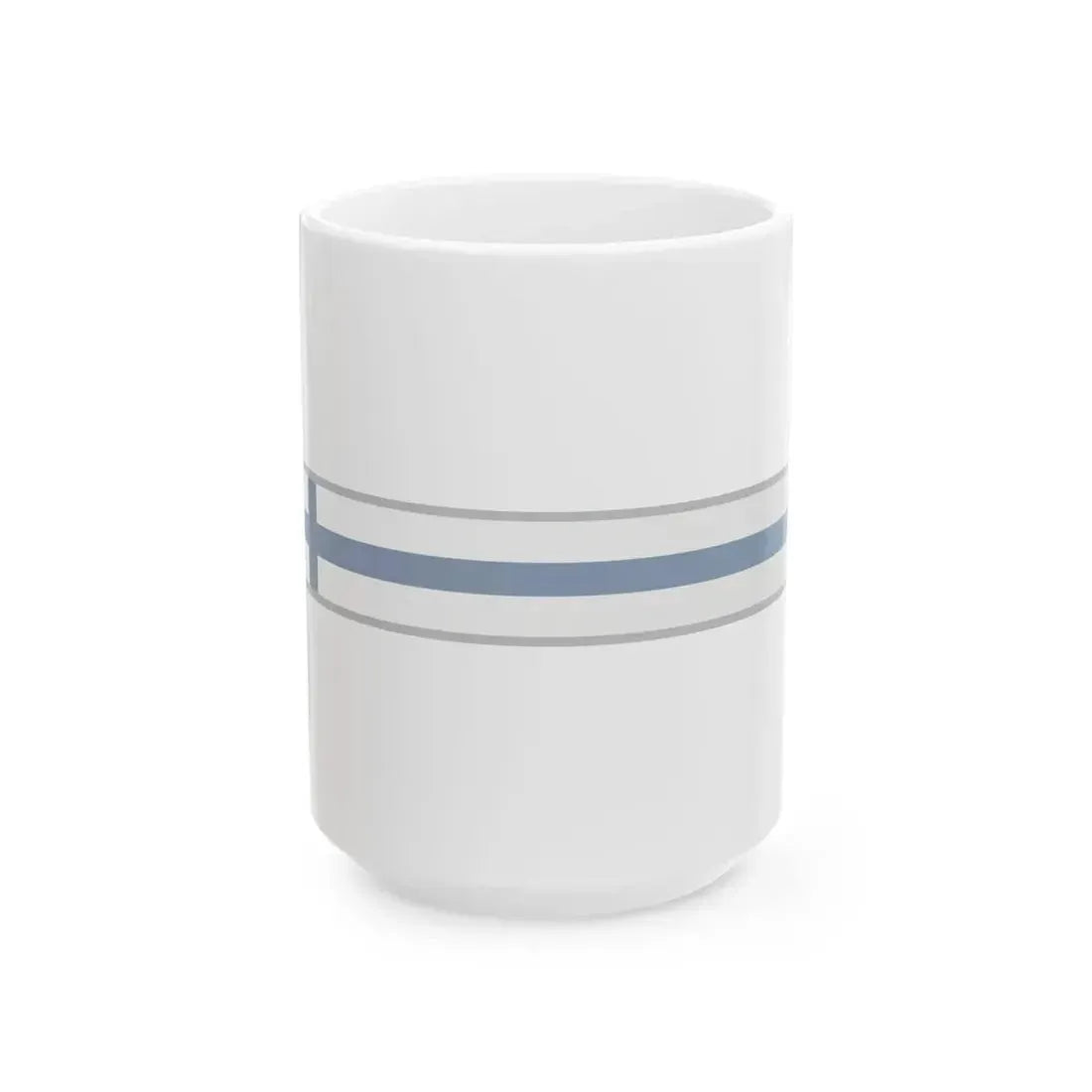 FlagRibbon Finland Shrt (Finland) White Coffee Mug 15oz - Go Mug Yourself
