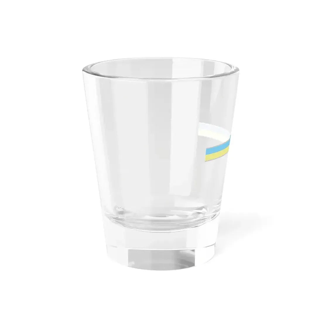 FlagRibbon Ukraine Shrt (Ukraine) Shot Glass 1.5oz - Go Mug Yourself