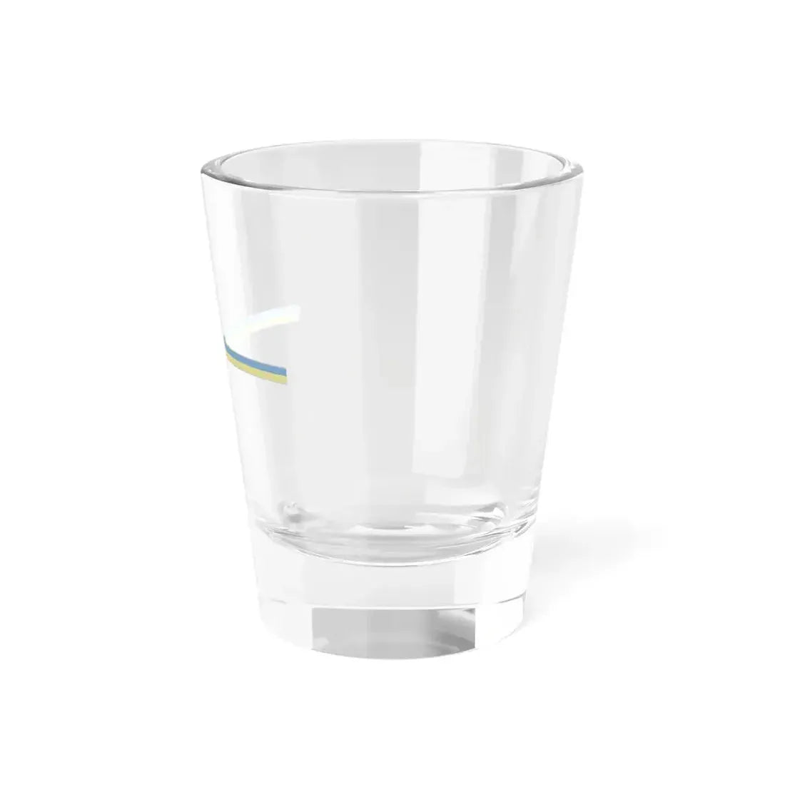 FlagRibbon Ukraine (Ukraine) Shot Glass 1.5oz - Go Mug Yourself