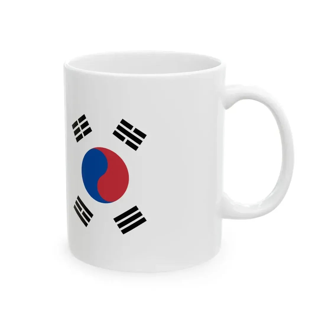 Flags of Bangladesh and South Korea 16-9 (Bangladesh) White Coffee Mug - Go Mug Yourself
